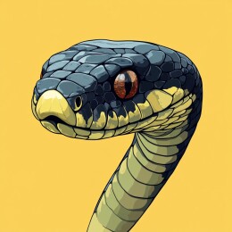 灵动缠绕的蛇之生态壁纸与插画艺术