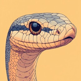 灵动缠绕的蛇之生态壁纸与插画艺术