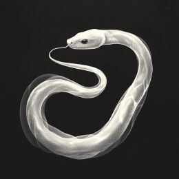 灵动缠绕的蛇之生态壁纸与插画艺术