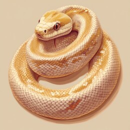 灵动缠绕的蛇之生态壁纸与插画艺术