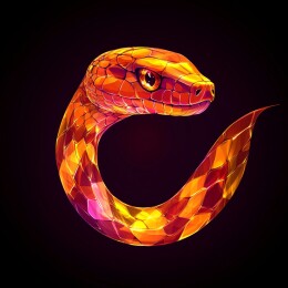 灵动缠绕的蛇之生态壁纸与插画艺术