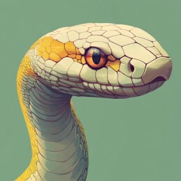 灵动缠绕的蛇之生态壁纸与插画艺术