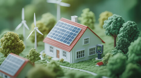 宁静的绿色乡村