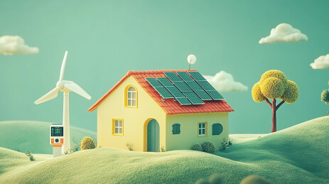 宁静的绿色乡村