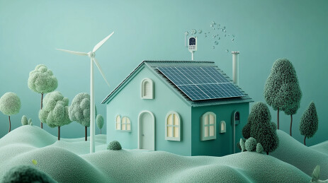 宁静的绿色乡村