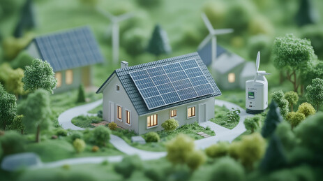 宁静的绿色乡村