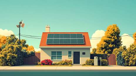 宁静的绿色乡村