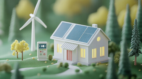 宁静的绿色乡村