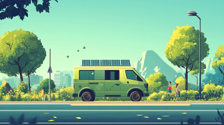 自然环境与太阳能充电动汽车
