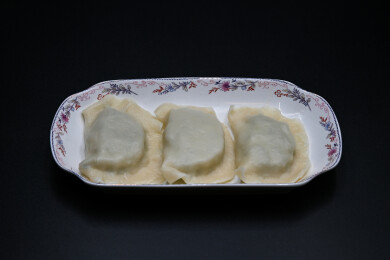 鲅鱼水饺胶东特色海鲜美食大个饺子