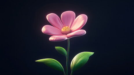 3d可爱花朵