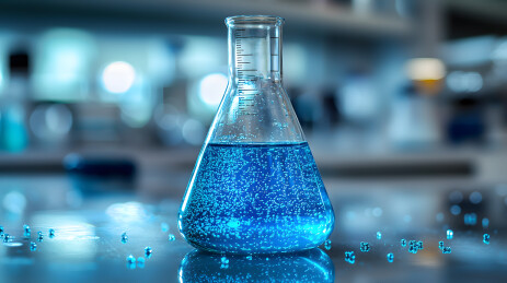 生物医疗玻璃锥形烧杯插图