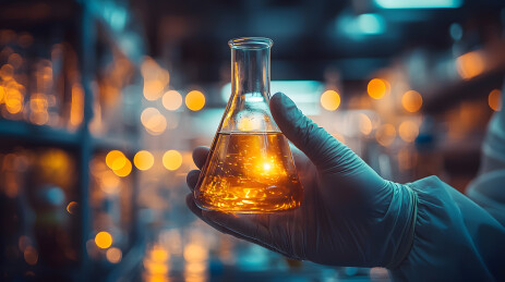 生物医疗科学实验室玻璃锥形烧杯插图