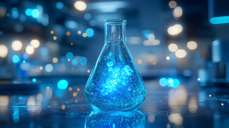 生物医疗科学实验室玻璃锥形烧杯插图