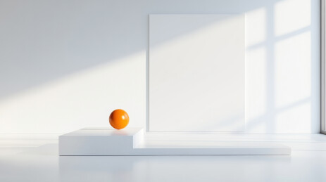 宽敞明亮的现代艺术展览馆