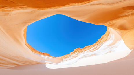 壮丽沙漠风蚀景观