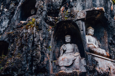 杭州市灵隐寺飞来峰石刻造像