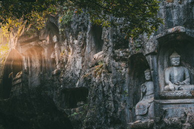 杭州市灵隐寺飞来峰石刻造像