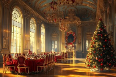欧洲宫廷盛大的圣诞晚宴