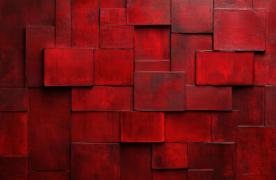 红色步道全帧拍摄