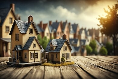微型房屋模型主题