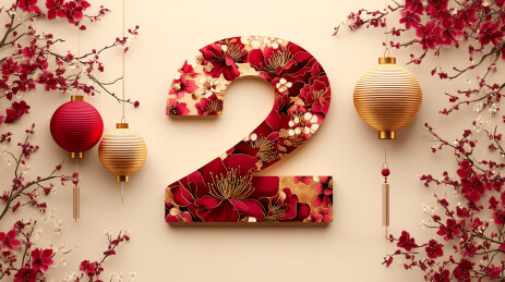 中国风倒计时字体