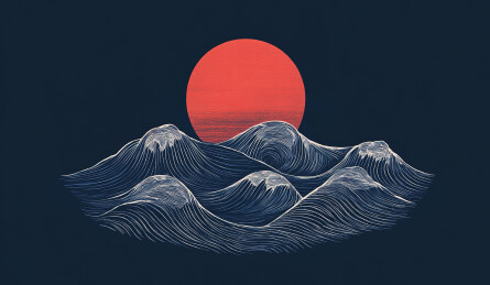 黑色背景下的抽象图案特写镜头