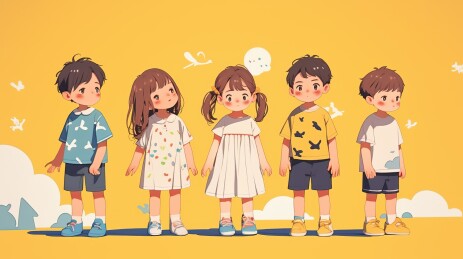 可爱的小朋友们