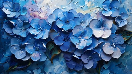 3D立体质感油画