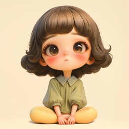 可爱立体3d玩偶娃娃女孩IP盲盒