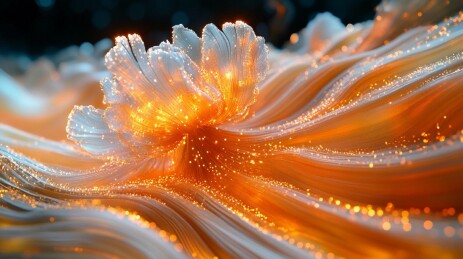 海底流体梦幻花荧光花