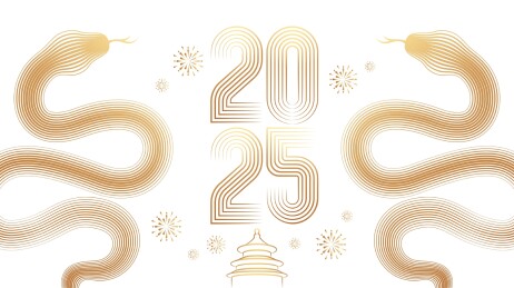 新年蛇年插画