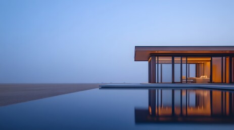 宁静祥和的温泉度假屋