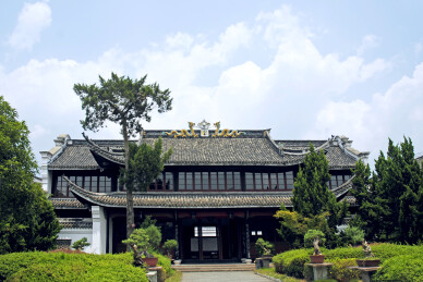 奉化溪口风景名胜区蒋氏宗祠堂屋