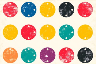 抽象的点点线条设计背景