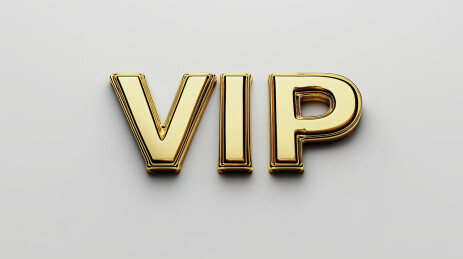 金色VIP会员图标3D立体