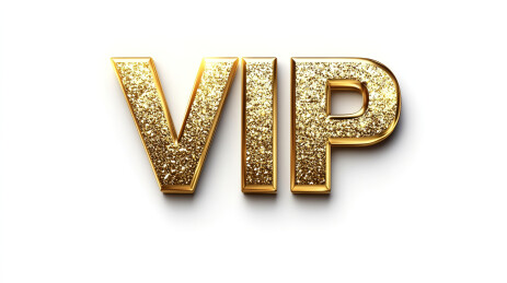 金色VIP会员图标3D立体