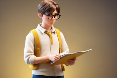  时尚女性手持平板电脑主题