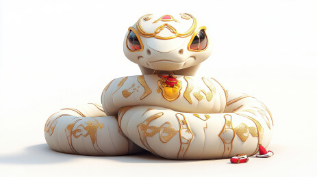 生肖蛇蛇年免抠图矢量图素材