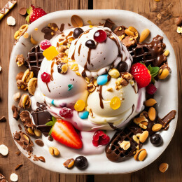 美味冰淇淋圣代主题