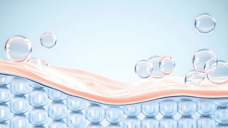 3D护肤概念插图 护肤品海报素材