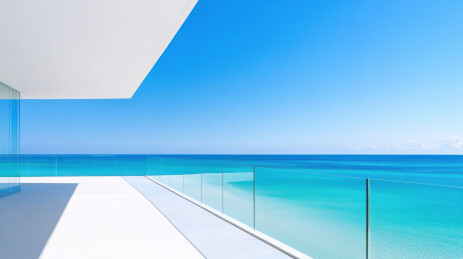 海景玻璃护栏阳台