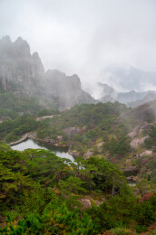 安徽黄山清晨