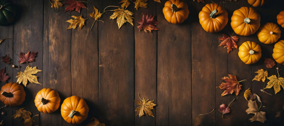  秋季南瓜装饰主题