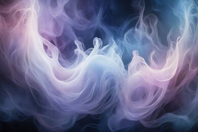  烟雾缭绕的梦幻景象主题