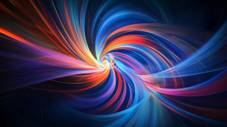 彩色光线抽象视觉效果背景
