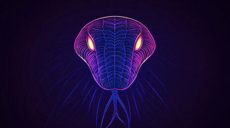 抽象简约动物蛇