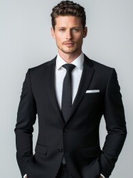 白领半身定妆照