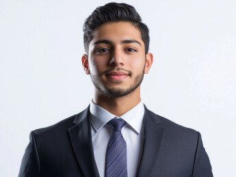 白领半身定妆照