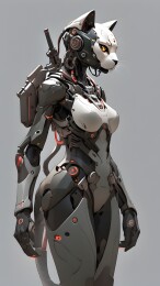人形机甲战士形象